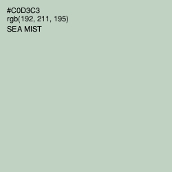 #C0D3C3 - Sea Mist Color Image