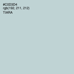 #C0D3D4 - Tiara Color Image