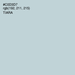 #C0D3D7 - Tiara Color Image