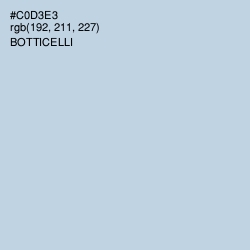 #C0D3E3 - Botticelli Color Image