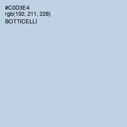 #C0D3E4 - Botticelli Color Image