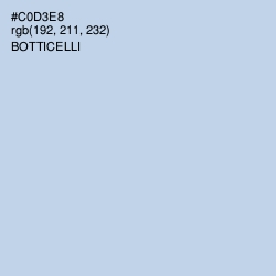 #C0D3E8 - Botticelli Color Image