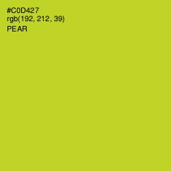 #C0D427 - Pear Color Image