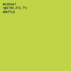 #C0D447 - Wattle Color Image