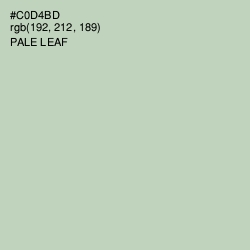 #C0D4BD - Pale Leaf Color Image