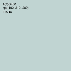 #C0D4D1 - Tiara Color Image