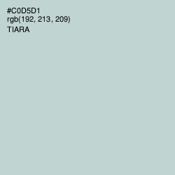 #C0D5D1 - Tiara Color Image