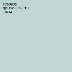 #C0D6D3 - Tiara Color Image