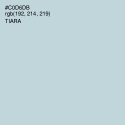 #C0D6DB - Tiara Color Image