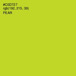 #C0D727 - Pear Color Image