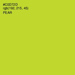 #C0D72D - Pear Color Image