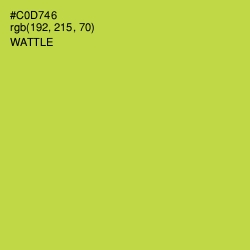 #C0D746 - Wattle Color Image