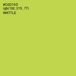 #C0D74D - Wattle Color Image