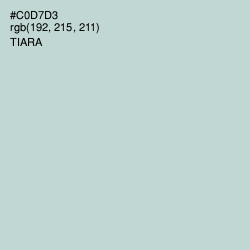 #C0D7D3 - Tiara Color Image