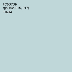 #C0D7D9 - Tiara Color Image