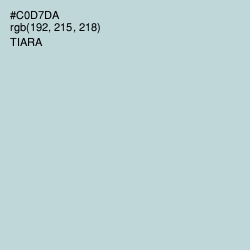 #C0D7DA - Tiara Color Image