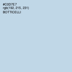 #C0D7E7 - Botticelli Color Image