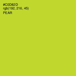 #C0D82D - Pear Color Image