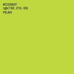 #C0D83F - Pear Color Image