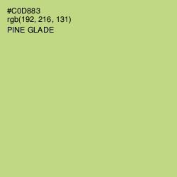 #C0D883 - Pine Glade Color Image