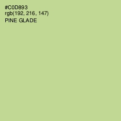 #C0D893 - Pine Glade Color Image
