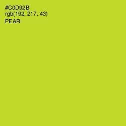#C0D92B - Pear Color Image