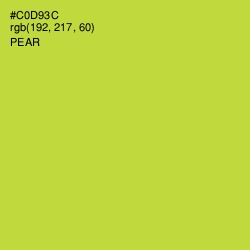 #C0D93C - Pear Color Image