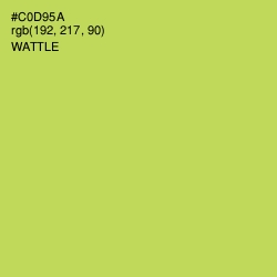 #C0D95A - Wattle Color Image