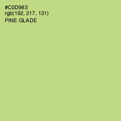#C0D983 - Pine Glade Color Image