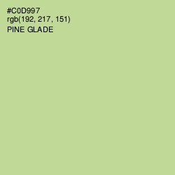 #C0D997 - Pine Glade Color Image