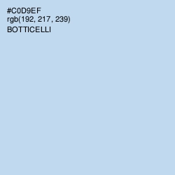 #C0D9EF - Botticelli Color Image