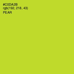 #C0DA2B - Pear Color Image