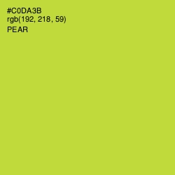 #C0DA3B - Pear Color Image