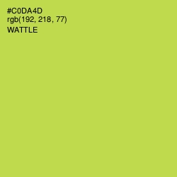 #C0DA4D - Wattle Color Image