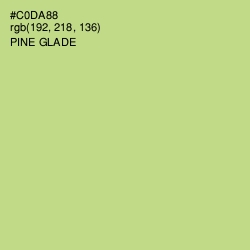 #C0DA88 - Pine Glade Color Image