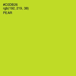 #C0DB26 - Pear Color Image