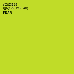 #C0DB28 - Pear Color Image