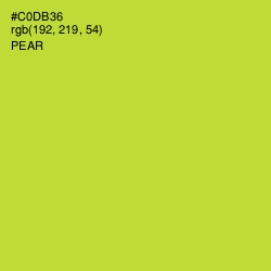 #C0DB36 - Pear Color Image