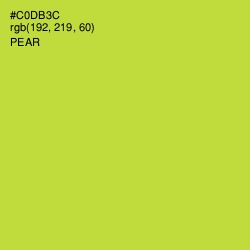 #C0DB3C - Pear Color Image