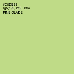 #C0DB88 - Pine Glade Color Image