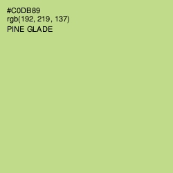 #C0DB89 - Pine Glade Color Image