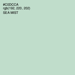 #C0DCCA - Sea Mist Color Image