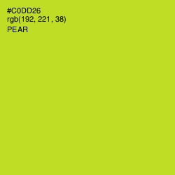 #C0DD26 - Pear Color Image