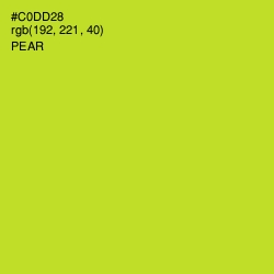 #C0DD28 - Pear Color Image