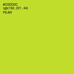 #C0DD2C - Pear Color Image