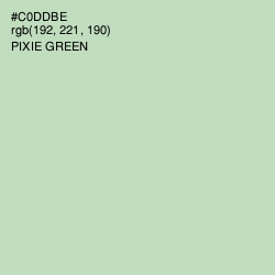 #C0DDBE - Pixie Green Color Image