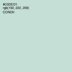 #C0DED1 - Conch Color Image