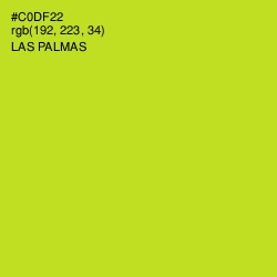 #C0DF22 - Las Palmas Color Image