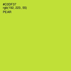 #C0DF37 - Pear Color Image
