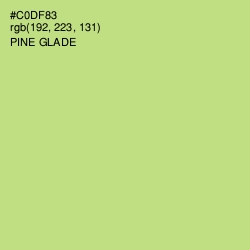 #C0DF83 - Pine Glade Color Image